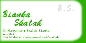 bianka skalak business card